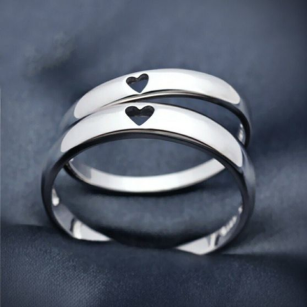 Customised unique Symbol Couple Ring