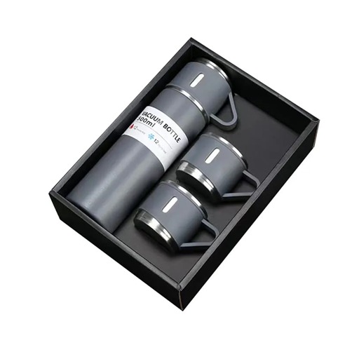 Personalised Thermos Cup Set Travel Coffee Tea Mug Vacuum Flask Gift Box