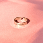 Customised Name Ring